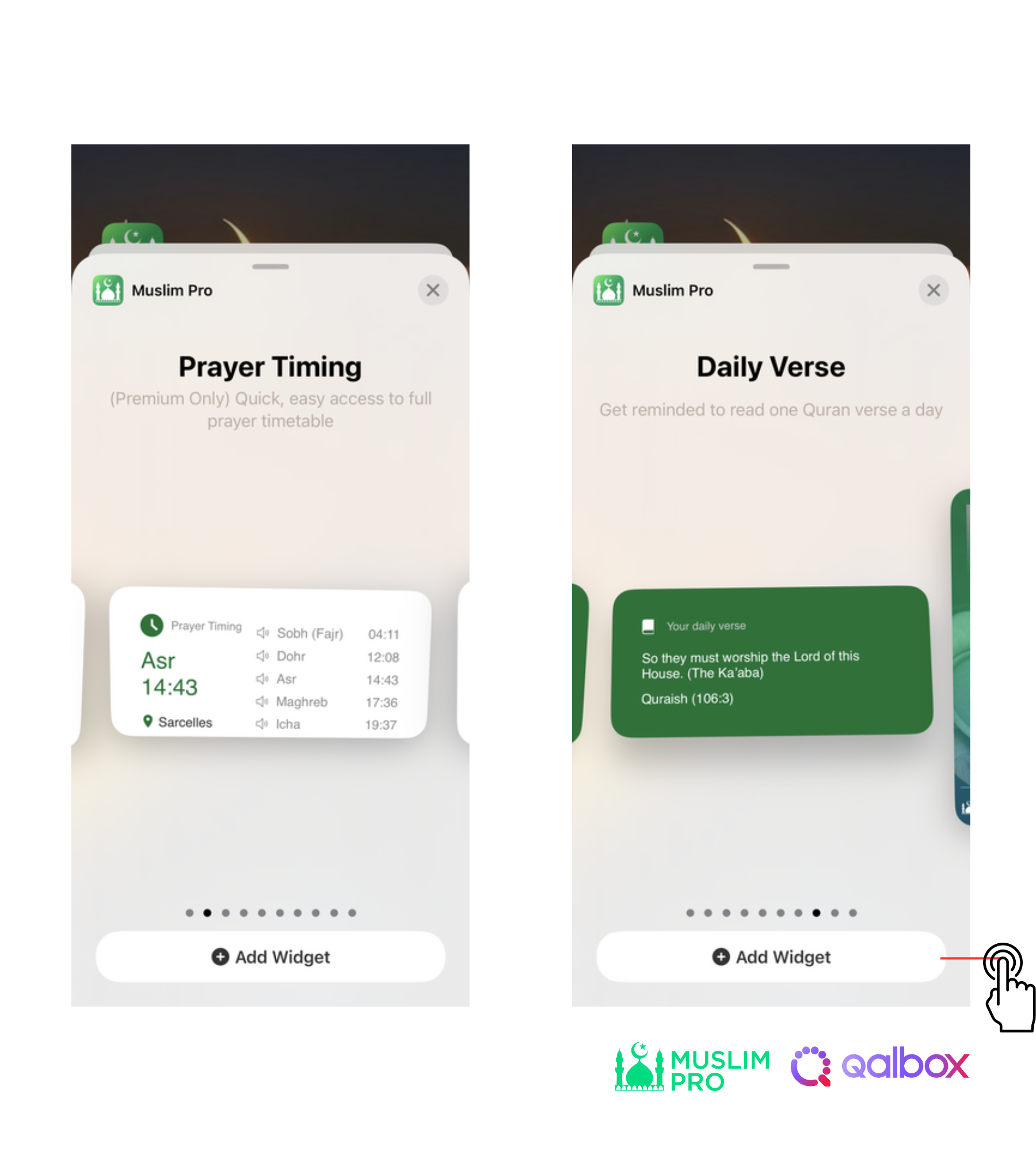 How to add the Muslim Pro Today's iOS Widget on your iPhone? – Muslim ...