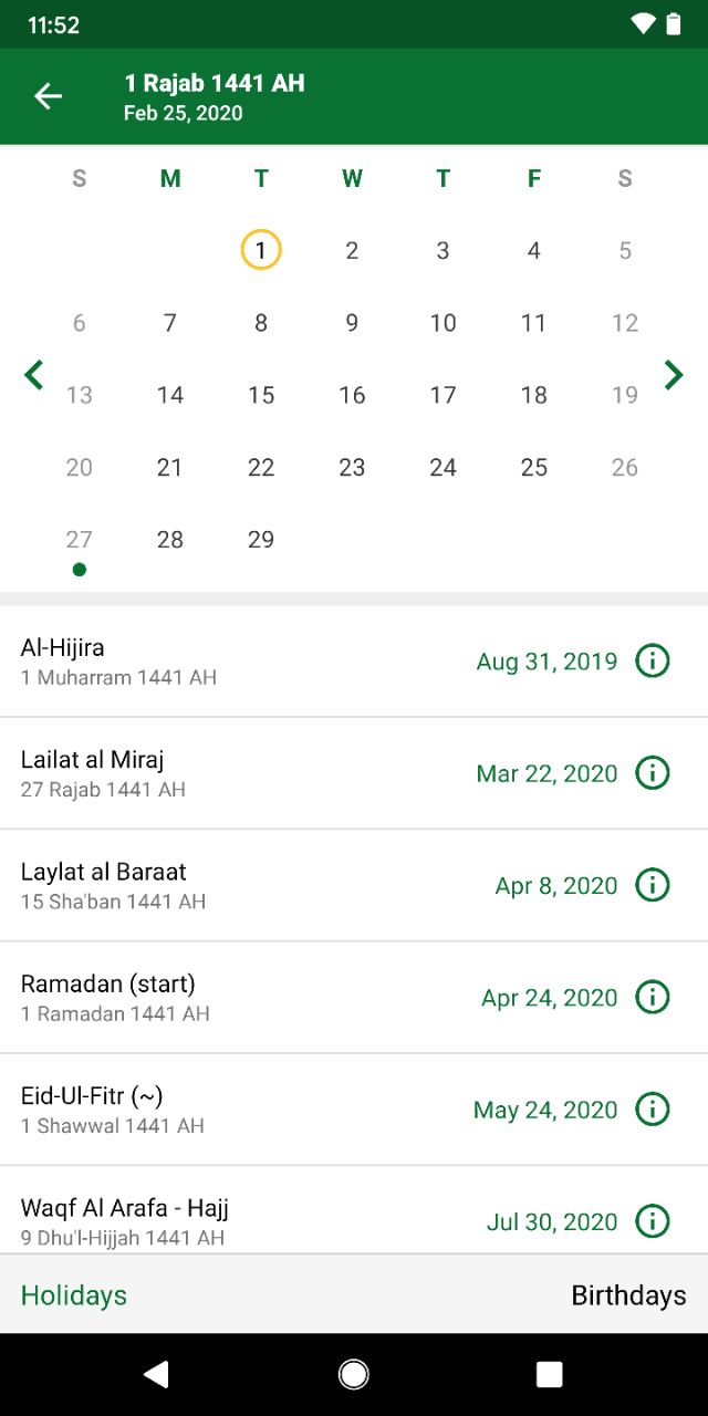 first month of islamic calendar