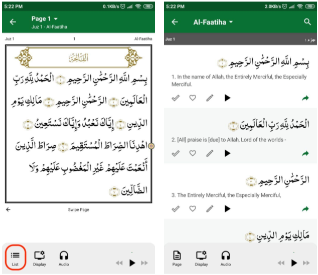 How to download and change the Quran translations? – Muslim Pro - Help ...