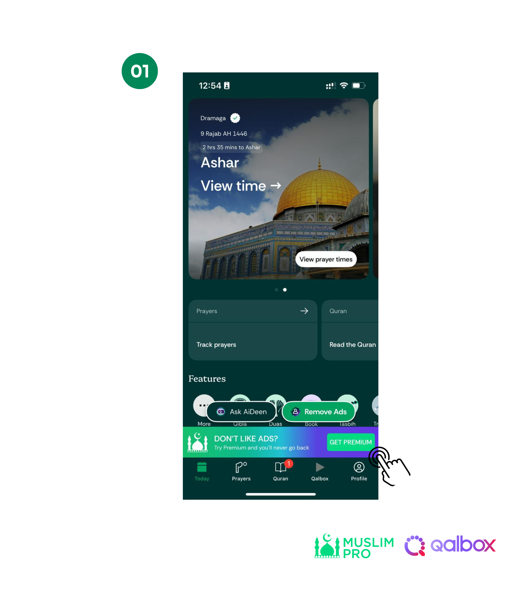 I’m already logged in to Muslim Pro app, how do I upgrade my account to Premium to have full access to Qalbox.png