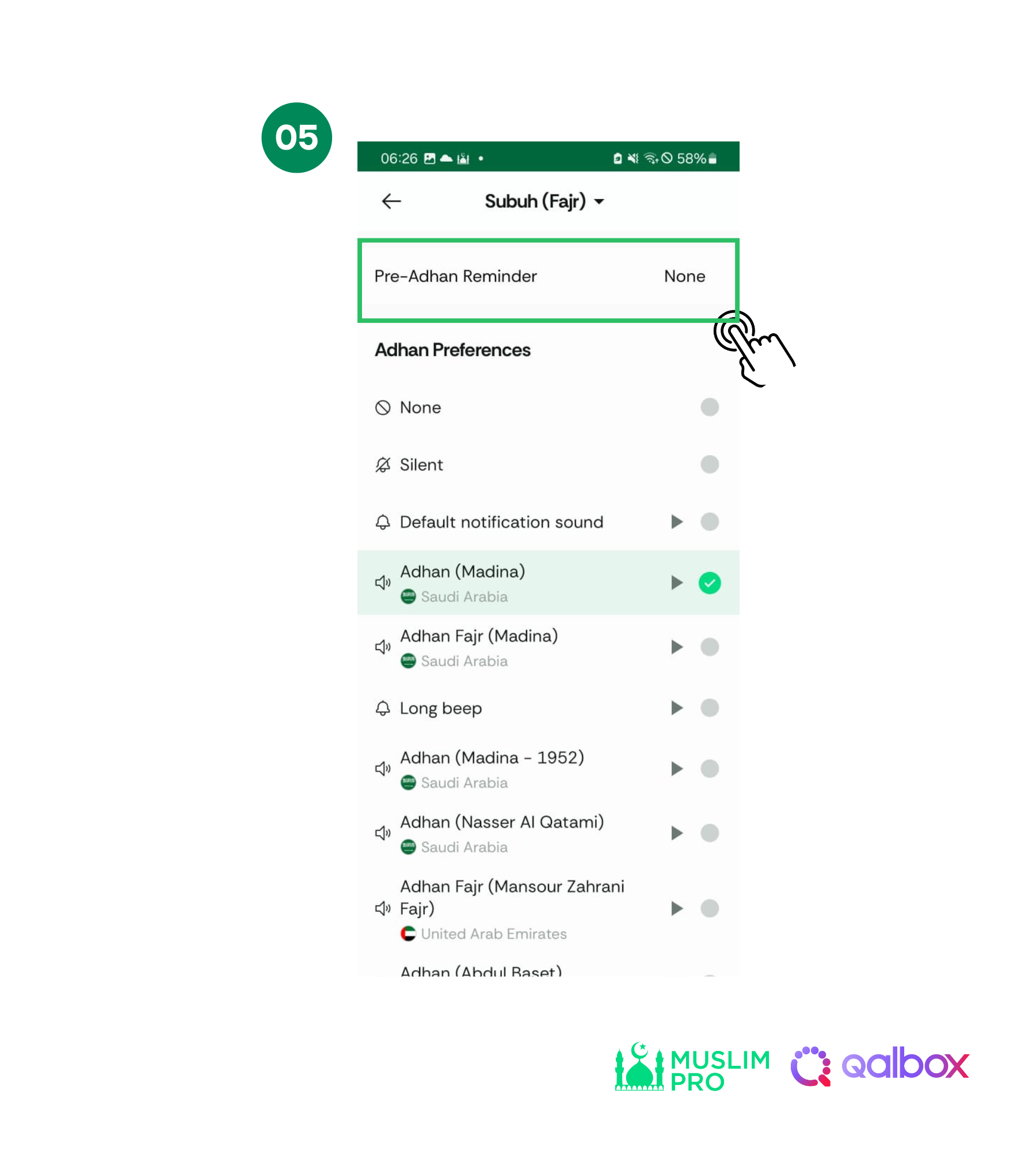 How to troubleshoot adhan issue on Android device (2).png