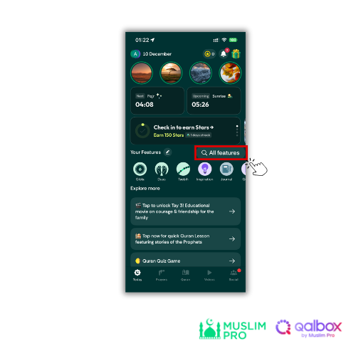 Mosques & Halal restaurant in Muslim Pro app.png