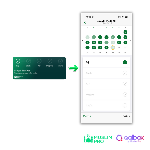 Homescreen Updated Widget - iOS - Prayer tracker.png