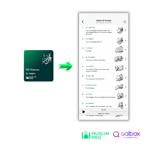 Homescreen Updated Widget - iOS - Asmaul Husna.png