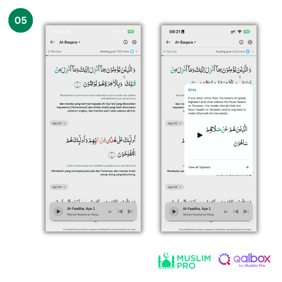 How to activate the coloured Tajweed for Quran.png